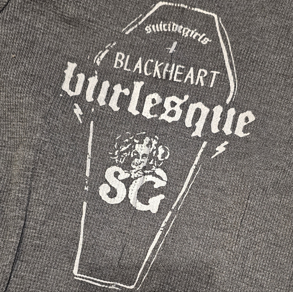 SG Blackheart Burlesque Grey & Black Romper Bodysuit